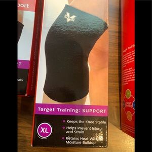 Knee Support Black New in Box size XL